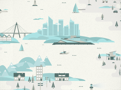 Norway illustration infographics print web