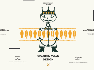 Scandinavian Design 5 illustration poster typography