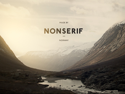 Nonserif logo v001