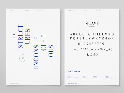 Suave font profile typography