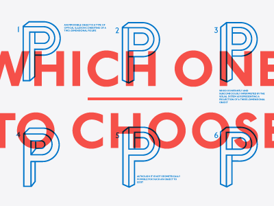 The P typography