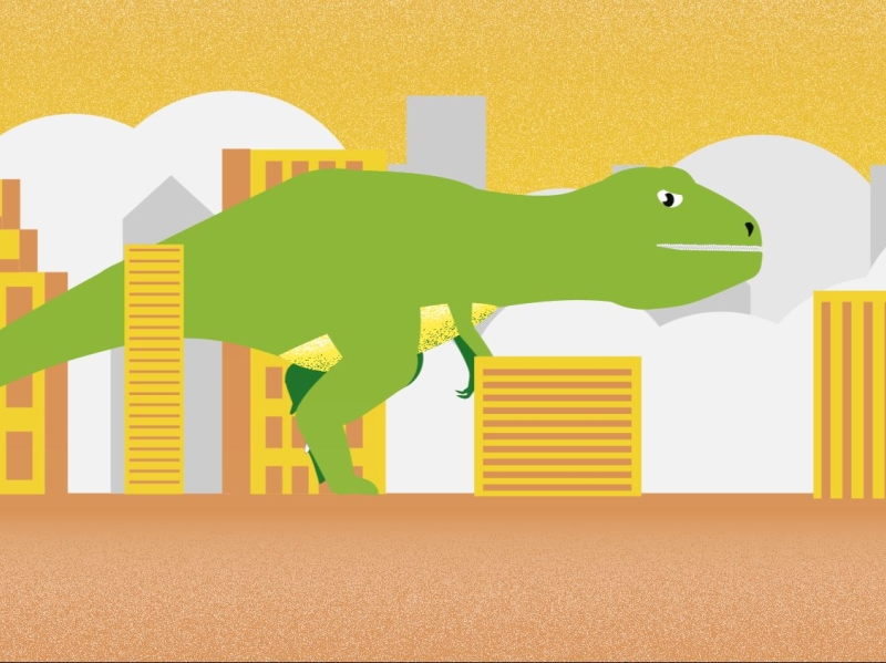 T-Rex terror by Alison Hazel van Sittert on Dribbble