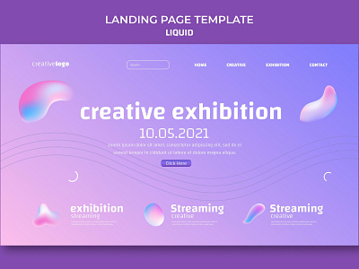 Creative Landing Page adobe adobe xd design developer elementor pro landing page uxdesigner uxui web design web development website design website development