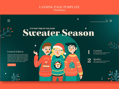 Creative Landing Page adobe xd design developer elementor pro illustration landing page uxui web design web development