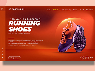 Footwear Page Design