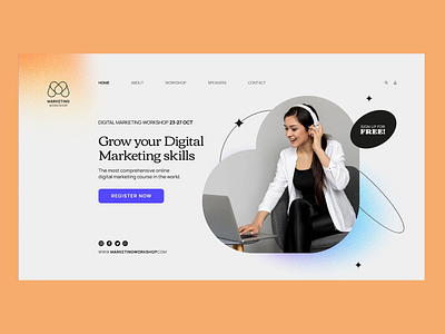 Landing Page design