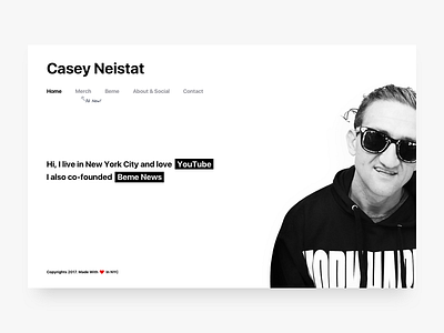 Casey Neistat - Personal Website