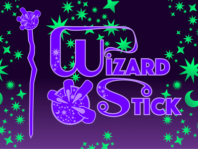 WIZARD STICK CARD