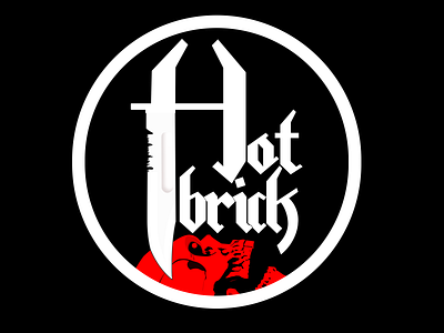 HOT BRICK acab bands hot brick icons illustration logo logo design police state police terror vector