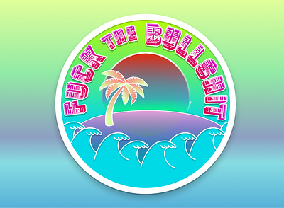 TROPICAL CLIMATE beach beach party design exotic fuck the bullshit hang ten illustration logo summer surfing vector waves