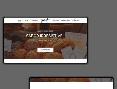 FiorellaBehance design food minimal ui uidesign ux ux ui web webdesign