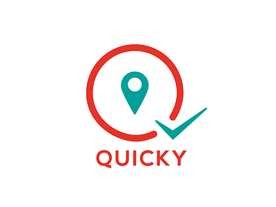 Quicky Logo app design diseño gráfico flat graphicdesign icon ilustrator logo typography vector