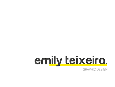 Emily Teixeira identity. branding design diseño gráfico flat graphicdesign identity logo minimal typography vector