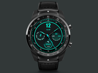 Fluorescence classwatch illustration smartwatch watchface