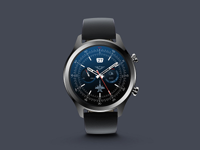 Pilot classwatch fighter illustration pilot plain smartwatch watch watchface