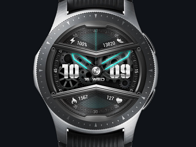 Cyberpunk Beginning classwatch cyberpunk gadget gear industrial machinery silver smartwatch watch watchface