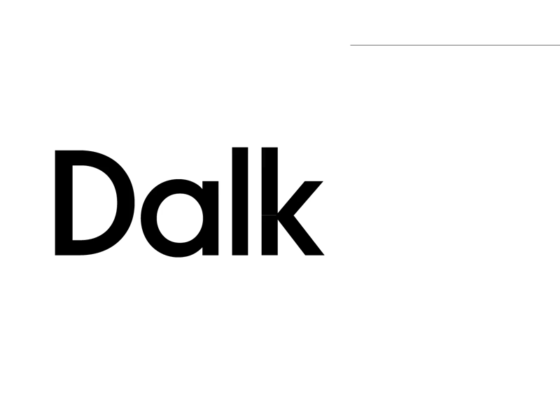 Dalk logo animation after effects animation black white logo animation loop