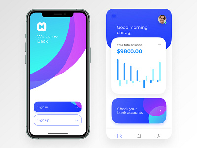 Finance app design app design finance app icon illustration minimal typography ui ux