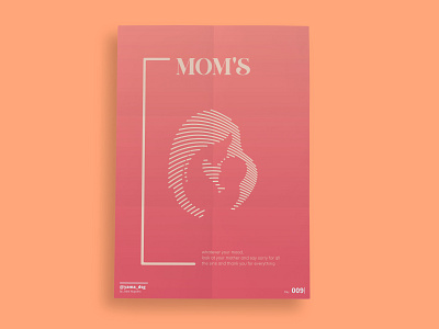 Day 009 branding designer designinspiration mothers mothersday poster a day poster design