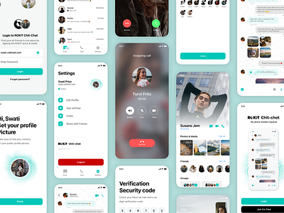 Messaging Mobile App android app design chat chat service chatting app friends ios messaging app messanger mobile app share sharing ui design uiux we chat whatsapp