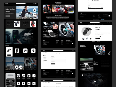 Mobile Accessries Web Design branding ecommerce graphic design ui ui design uiux web website