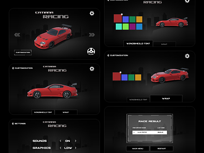 Racing Game UI