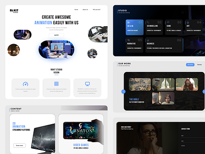 Studio Landing Page