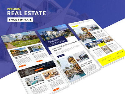 Real Estate Email Template or Newsletter Design design email email design email template html email newsletter newsletter template newsletters real estate real estate email marketing responsive email template