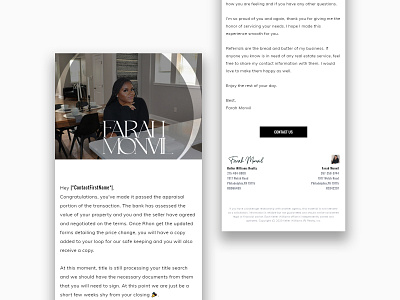 Farah Monvil Newsletters-1 design email email design email template html email newsletter newsletter template real estate realtors responsive email template