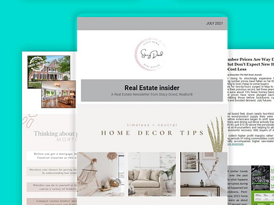 Real Estate insider template or newsletter for Stacy Down (USA)