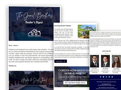 The Jamil Brothers Newsletter template design