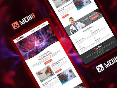 Medical Email Template or Newsletter design-fully responsive