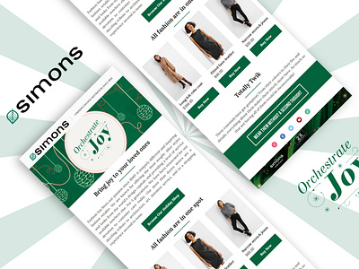 Fashion newsletter template