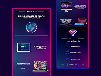 MINXIE Email Template for NFT design email email design email template html email newsletter newsletter template responsive email template