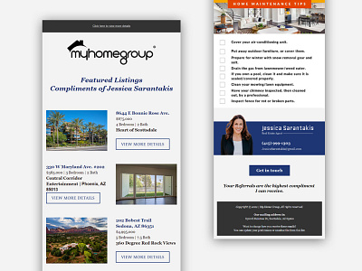 Editable and Responsive Email Template for My Home Group design email email design email template html email newsletter newsletter template responsive email template