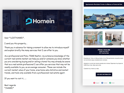 Real Estate Email Template for HOMEIN design email email design email template html email newsletter newsletter template responsive email template