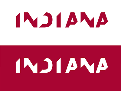 Indiana Type brand hoosiers indiana iu red type typography