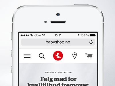 Babyshop nav baby commerce e commerce icon iconography shop stag