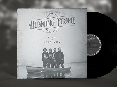 Humming People gatefold vinyl custom gatefold lettering sentinel vintage vinyl