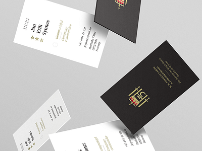 His Majesty Kings Guards business cards king tiempos typography
