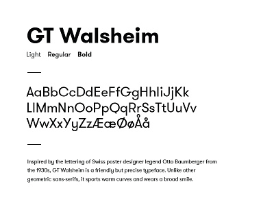Anders Drage - typography grillitype gt identity typography walsheim