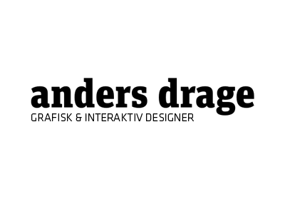 Anders Drage logo mark ff unit klavika logo mark typograhpy