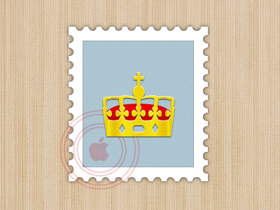 Crown stamp crown metallic practice stamp