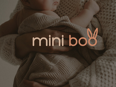 Mini Boo | Logo design for baby shop baby shop logo bunny logo concept logo logo logodesign logotype typogaphy