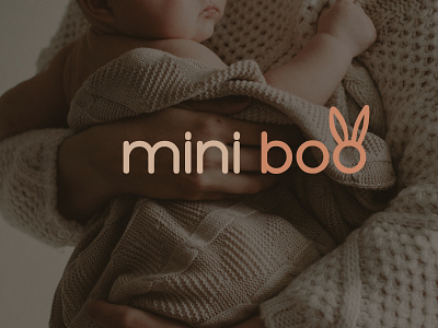 Mini Boo | Logo design for baby shop