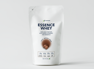 ESSENCE WHEY brand branding branding design coffee package design packaging protein