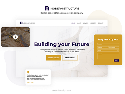 Modern Structure Website