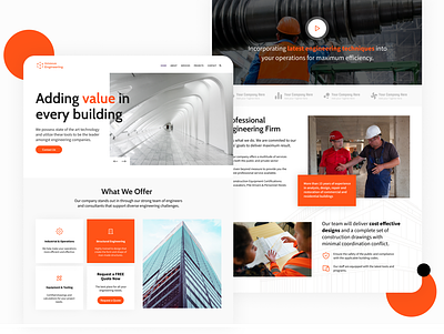 Innovus Engineering Concept design engineering figma web design webdesign website website concept website design websites wordpress