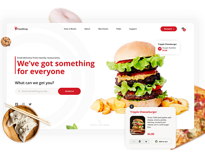 FoodStop Website Concept