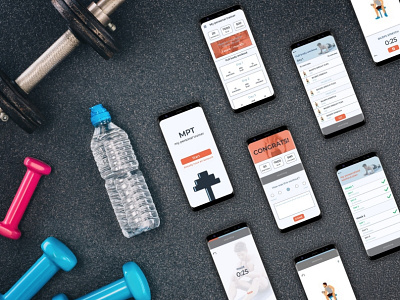 My Personal Trainer - UI/UX Mobile App Concept